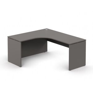 DREVONA09 Rohový stôl ľavý šedý RP-SRD-1600