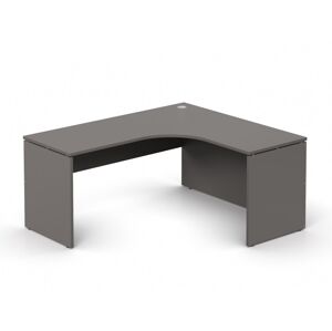 DREVONA09 Rohový stôl pravý šedý RP-SRD-1600