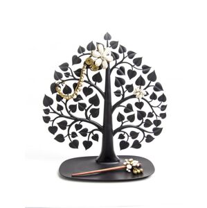 Stojanček na šperky Qualy Bodhi Accessories Tree, čierny