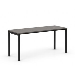 DREVONA09 Stôl do pracovne šedý RP-SPK-1600 | čierne nohy