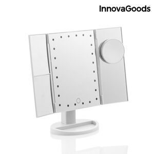 Stolné zväčšovacie zrkadlo InnovaGoods 4-v-1 LED IN0904